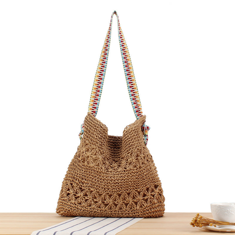 Retro Ethnic Style Versatile Casual String Woven Tote Bag