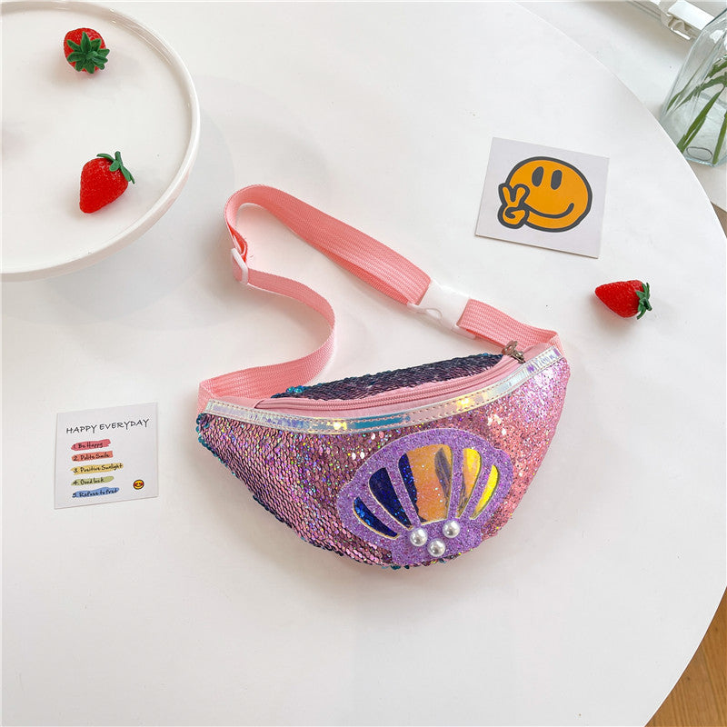 New Sequined Shell Girl's Crossbody Bag Casual All-match