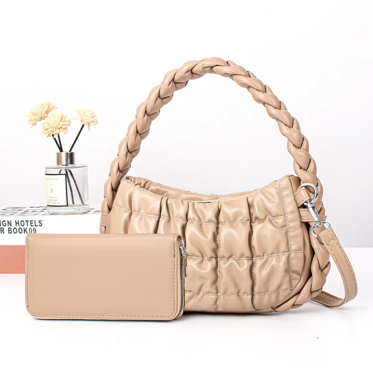 Soft Leather Bag Women's Crossbody Portable Cloud Bag