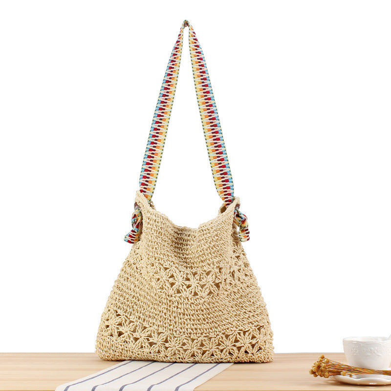 Retro Ethnic Style Versatile Casual String Woven Tote Bag